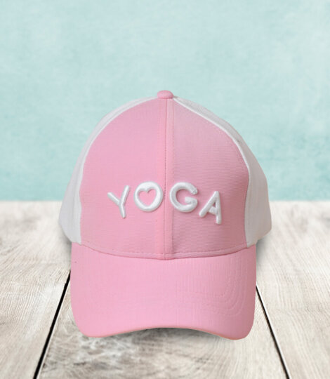 Branded Pink Yoga Baseball Cap – Caps for men and women
