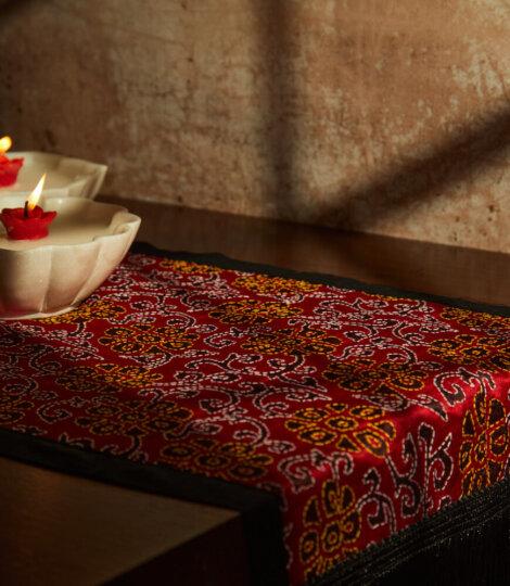 block-printed-kantha-hand-embroidery-silk-red-runner-1