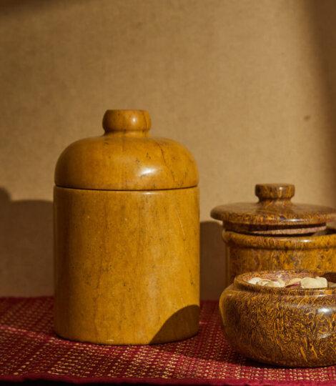 natural-yellow-desert-stone-hand-carved-jars-1