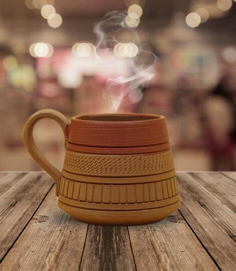 Terracotta Hand Made Coffee Mug