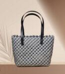 Beach Bag Hand Bag Plastic Large Silver Designer Tote Bag