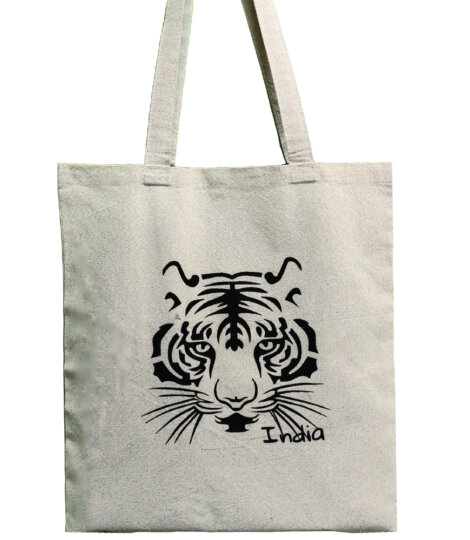 cream-gold-cotton-tiger-shopping-bag-1