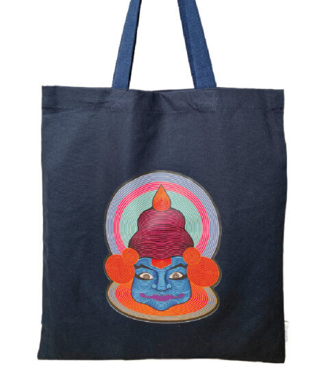 navy-kathakali-canvas-bag-1