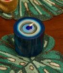 Fragrant Candle Blue Evil Eye, Hand Poured Wax Scented Candles