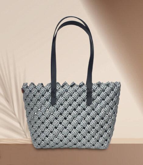 beach-bag-hand-bag-woven-plastic-wire-medium-silver-grey-tote-bag-1