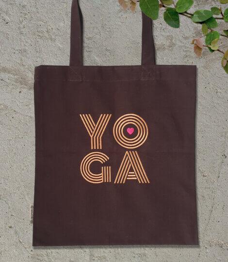 Brown-and-Gold-Yoga-Embroidered-Natural-Cotton-Canvas-Tote-Shopping-1