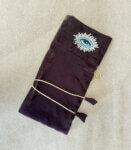 Brown Evil Eye Reusable Wine Bag