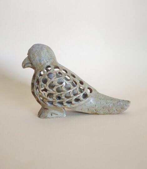 hand-carved-stone-parrot-figurine-with-jaali-design-1