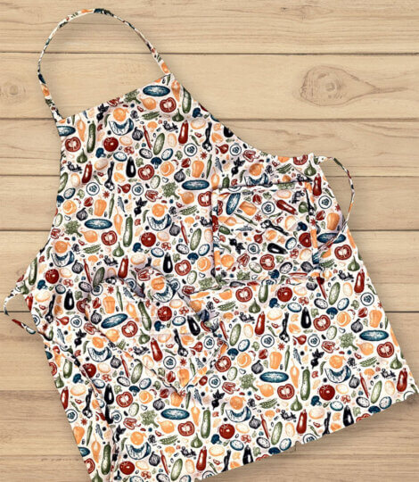 Indian-Vegetables-and-Herbs-Apron-Potholder-and-Mitts-Set-1