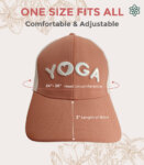 Branded Peach Yoga Baseball Cap - Caps for men and women