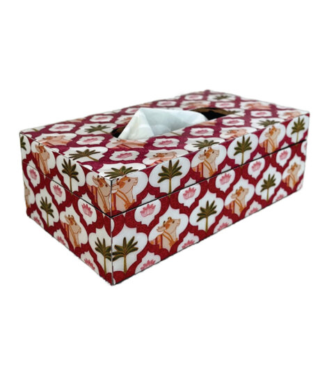 Maatir-Wooden-Tissue-Box-with-Indian-Cows-1