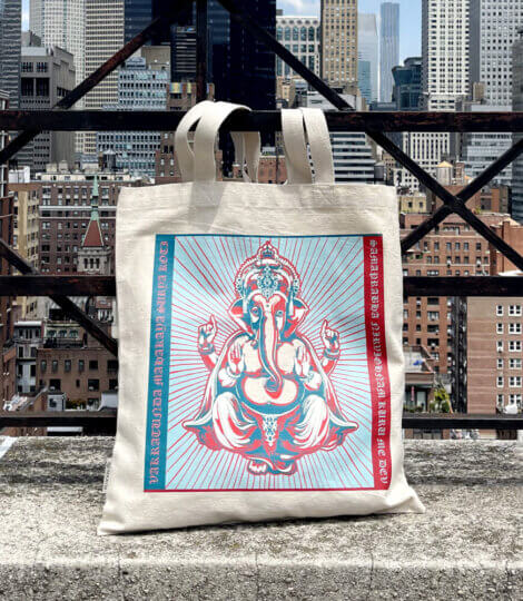 Lord-Ganesha-Art-Cream-Cotton-Canvas-Shopping-Tote-Bag-1
