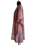 Rose Pink Paisley - Vegan Silk Pashmina Kaftan Dress