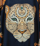 Leopard Print Long Kaftan