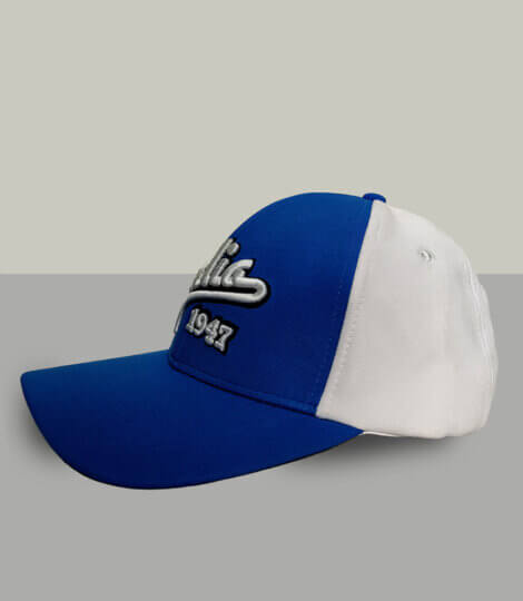 India 1947 White & Blue Baseball Cap – Unisex Caps
