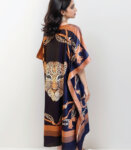 Leopard Print Long Kaftan
