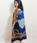 Leopard Print Long Kaftan