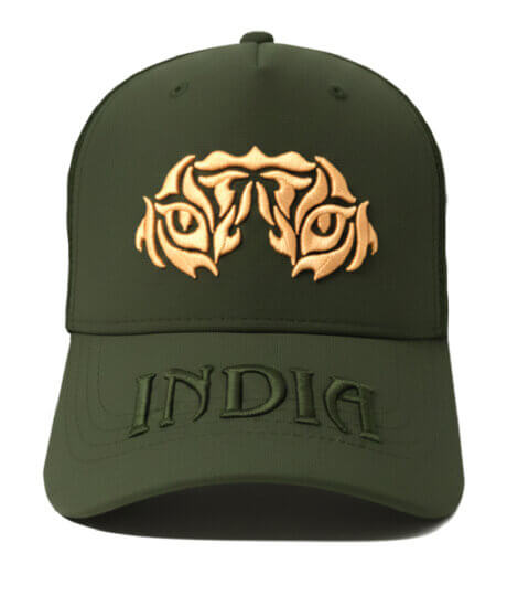green-safari-baseball-cap-with-3d-fierce-tiger-india-embroidery-on-brim-1
