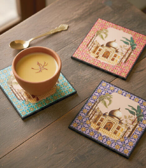 Taj Mahal Art Coaster - Set of 6