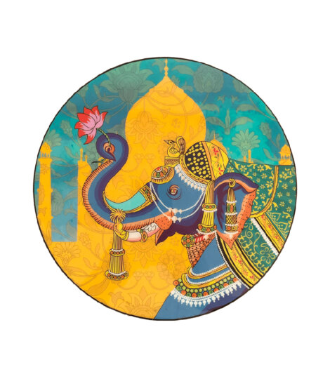 taj-mahal-elephant-wall-decor-plate-1
