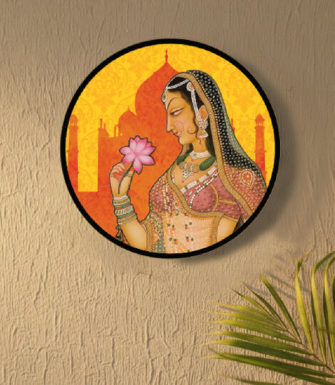 Taj Mahal Mumtaz Wall Decor Plate
