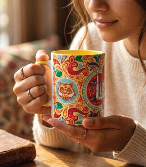 Taj Mughal Truck Art Mug 350 ml