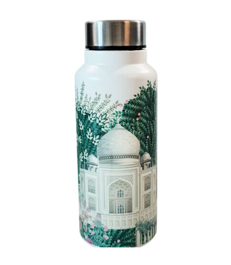 Maatir-Taj-Mahal-Art-Stainless-Steel-Water-Bottle-1