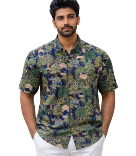 mughal-miniature-print-shirt-1