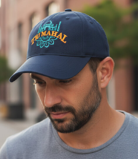 Taj Mahal Monuments Navy Cap