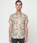 Taj Mahal X Jungle Orange Print Shirt