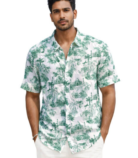 taj-mahal-x-jungle-green-print-shirt-1