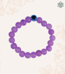 Assorted Marble Beads Evil eye Purple Bracelet
