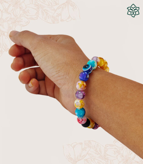 Multi Colour Evil Eye Bracelet