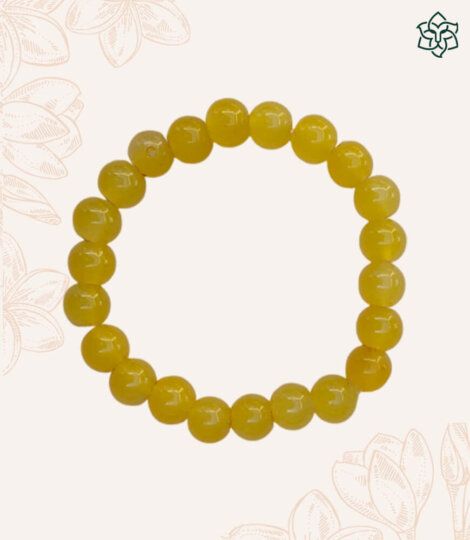 Plain-Beads-Bracelet-Yellow-1