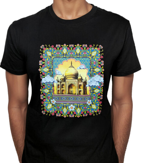 TAJ Floral Popart Print T-Shirt