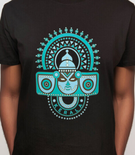 UN Kerala Theyyam God Print T-Shirts