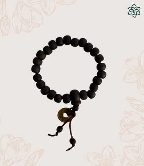 Wooden-Black-Beads-Medium-Bracelet-1