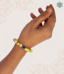 Evil Eye Bracelet Yellow with Black