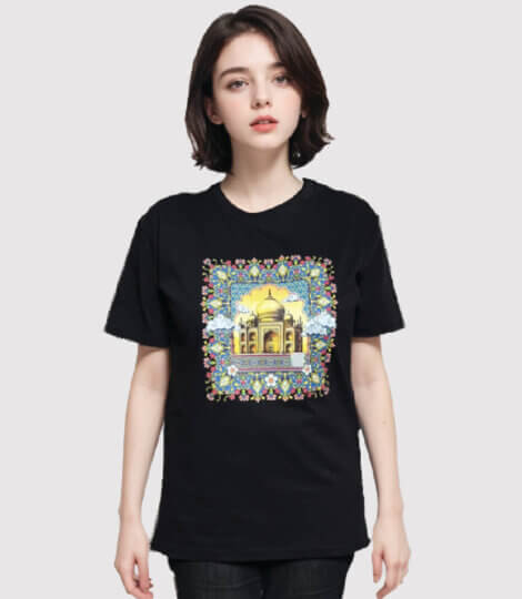 TAJ-Floral-Popart-Print-T-Shirt-1