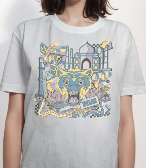 Women's Tiger Graphic Art Delhi