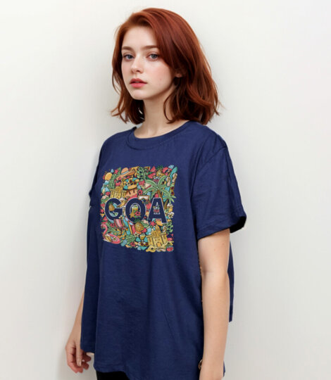 Women's Goa Doodle Graphic Art