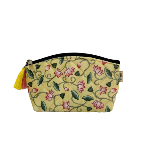 Yellow-Pichwai-Small-Pouch-1