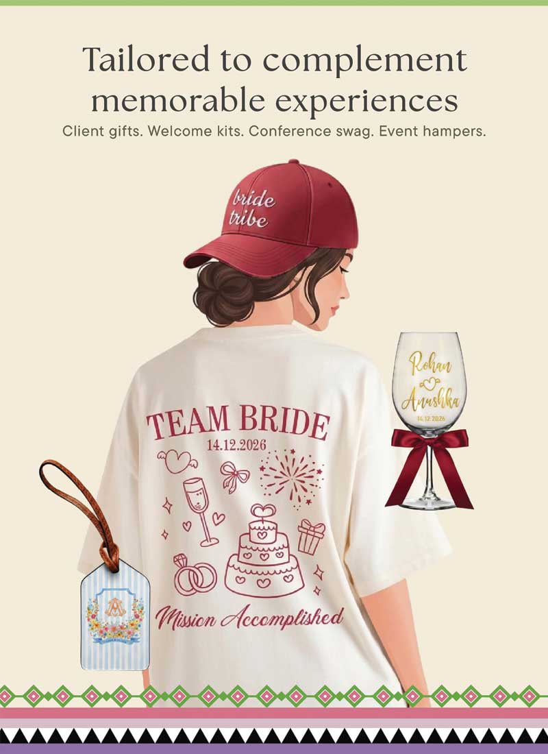 Tailored to complement memorable experiences