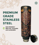 kalamkari-art-stainless-steel-black-gold-water-bottle-2