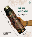 kalamkari-art-stainless-steel-black-gold-water-bottle-3