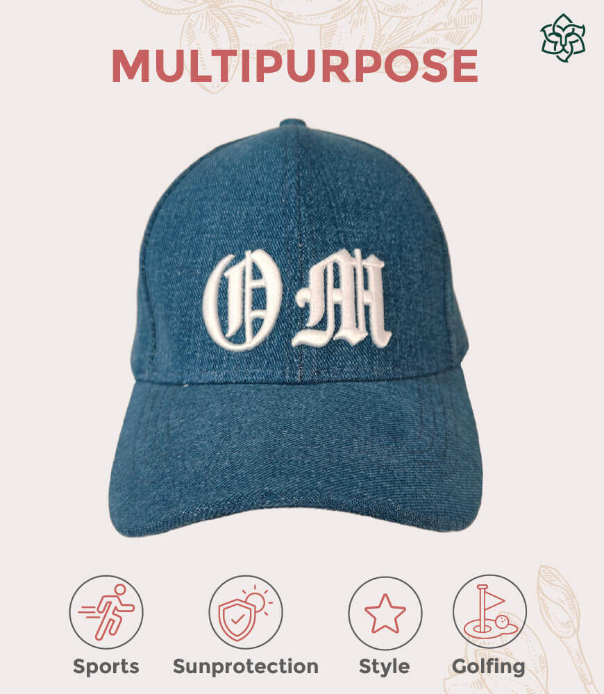om-denim-embroidered-cap-2