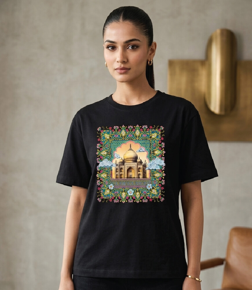 taj-mahal-floral-t-shirts-3