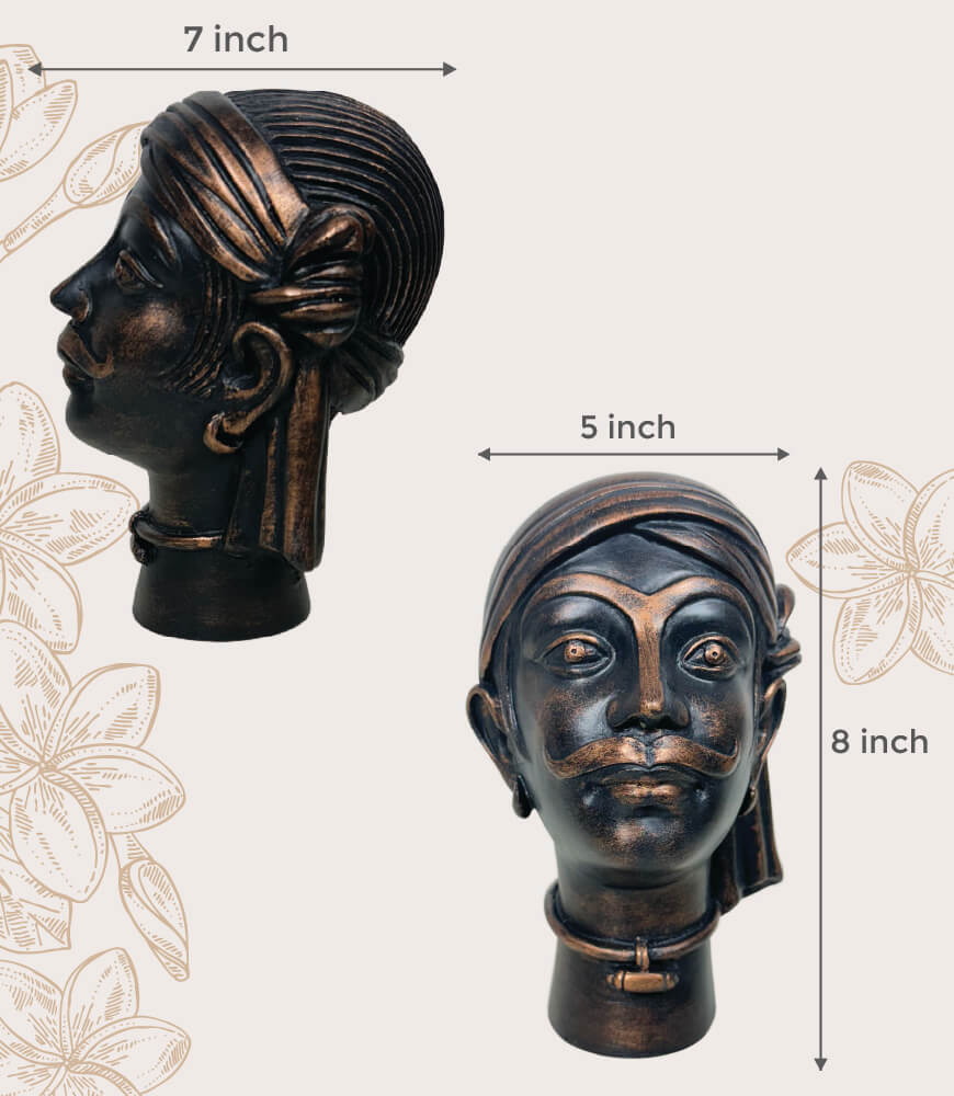 hand-cast-metallic-tribal-head-pair-2